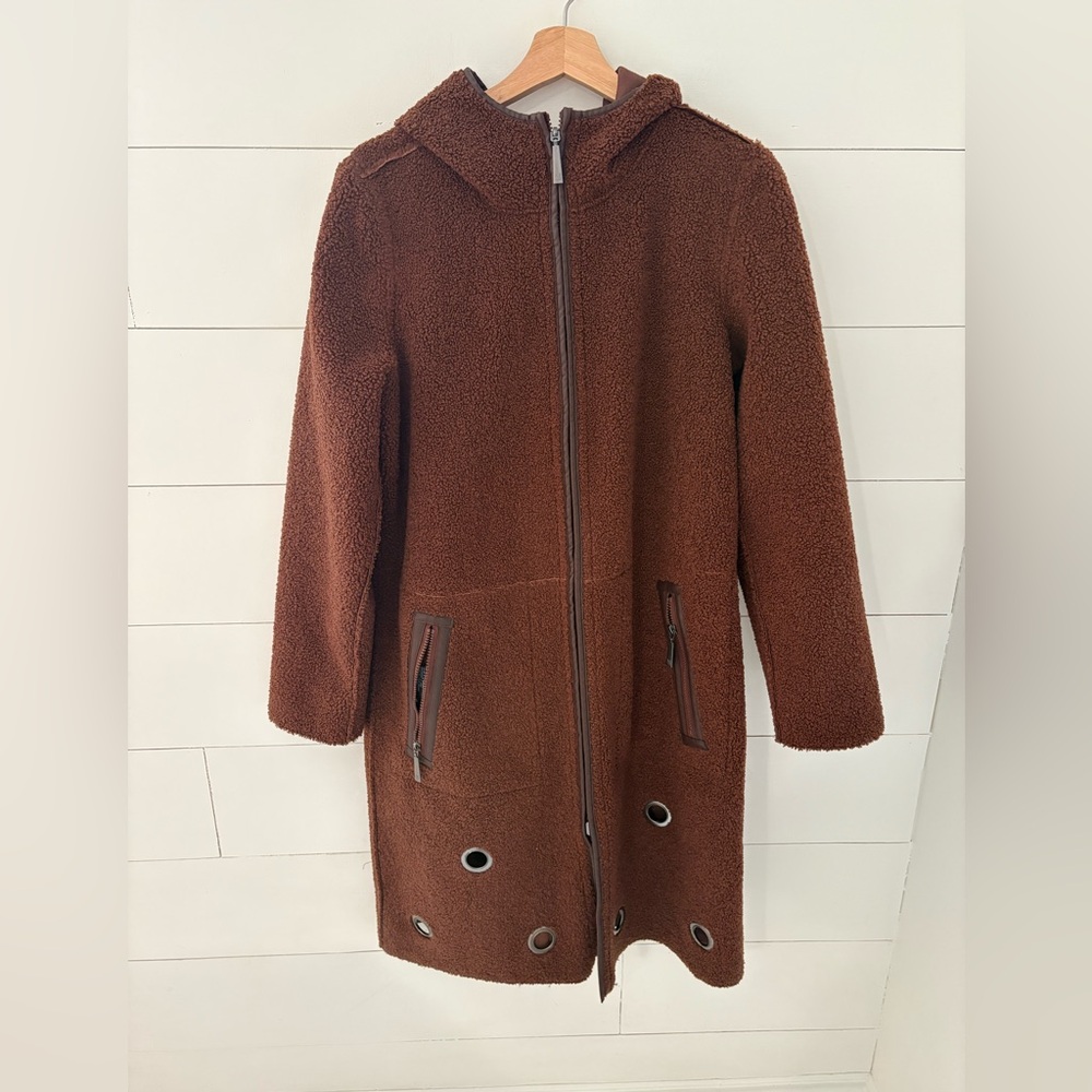 Nikki Jones Montreal Sherpa Long Coat